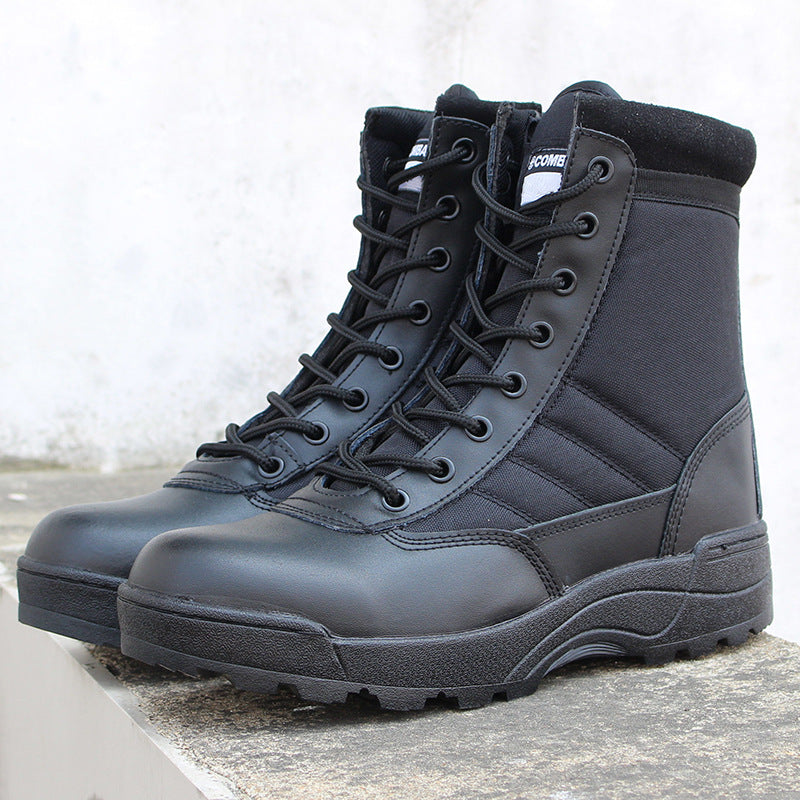 【Envío gratis】🔥👍 【Tallas 39-45】Botas tácticas militares de alta calidad para otoño/invierno para hombres y mujeres: impermeables, cálidas y duraderas.