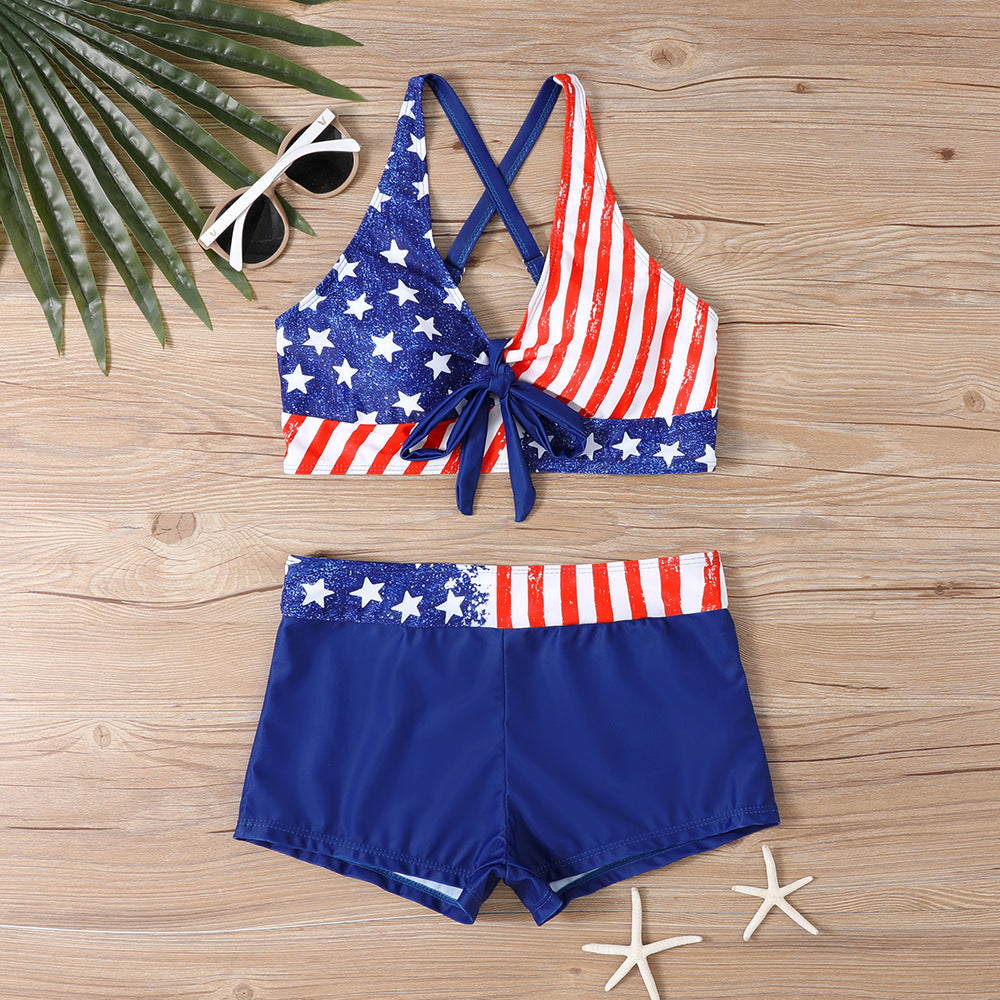 🏊‍👙【S-5XL】Časově omezená sleva 50 %🌴 Elegantní plavky s potiskem pro větší velikosti