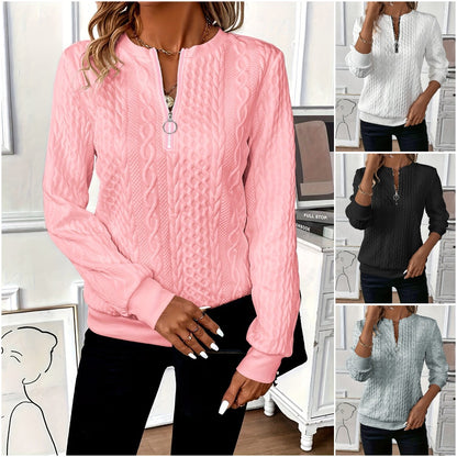 🎀🎀【Vroča razprodaja】 🎀🎀2025 Evropski in ameriški puloverji s kapuco na zadrgo za prosti čas