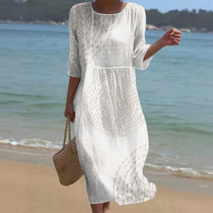 👗【XS-4XL】Elegantna poletna obleka za prosti čas - zračna, udobna, vsestranska in vitka.
