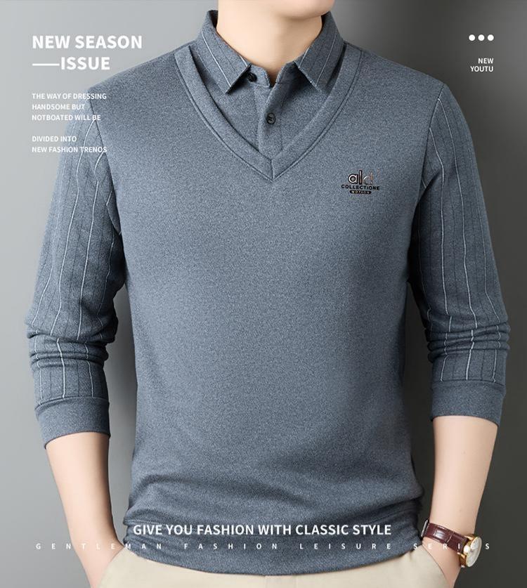 💥【S-3XL】Elegantni dvodelni komplet srajc s flis podlogo