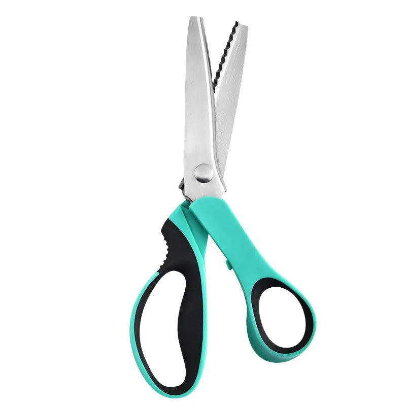 ✂️ Tijeras dentadas profesionales - Tijeras de tela afiladas y dentadas