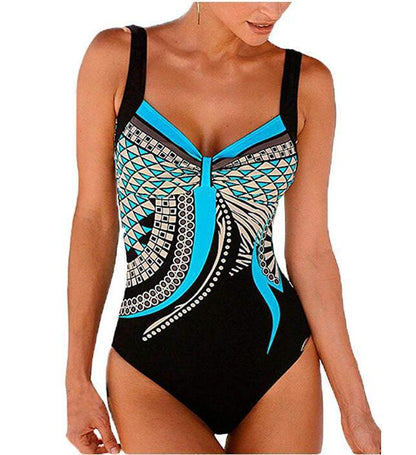 【S-3XL】Nove enodelne kopalke z vintage vzorcem 2025 Nove enodelne kopalke z vintage tiskom