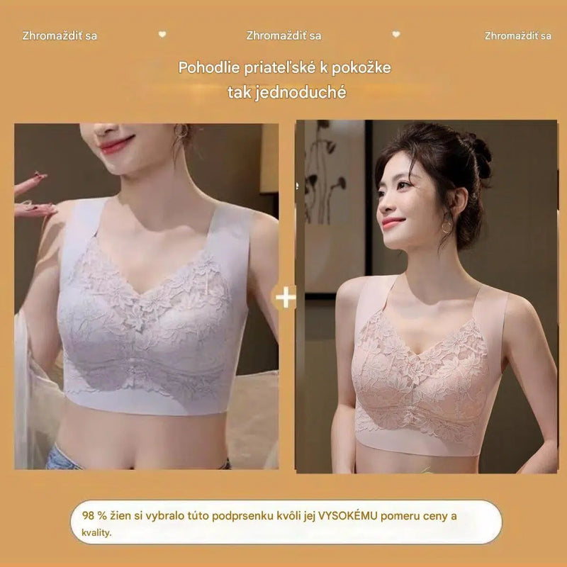 ✨💓【Kupite enega, enega dobite brezplačno】【40–100 kg】Nov push-up modrček brez kosti, proti povešanju