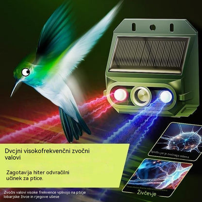 🔥【Kupite enega, enega dobite brezplačno】🔥Zunanji ultrazvočni sončni odganjalec živali: Lahko odganja ptice in živali.