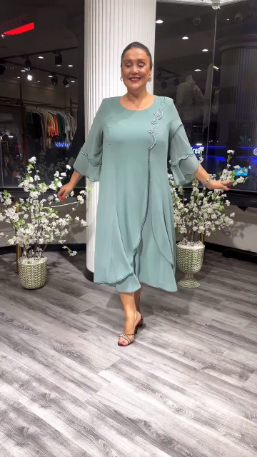 【S-5XL】❤️2026 Nuevos vestidos de gasa de alta calidad