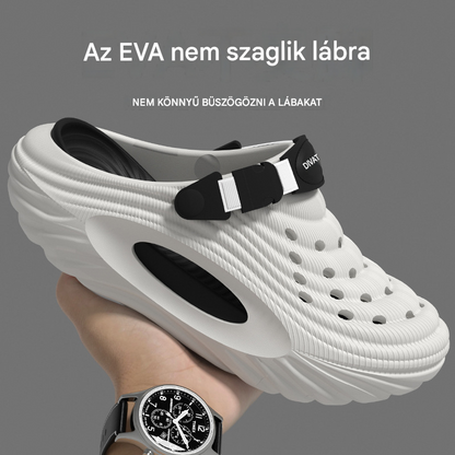 👟 -50% Most! 🌬️ Férfi szandál vastag EVA talppal – könnyű, csúszásmentes, légáteresztő 🏃‍♂️ Tökéletes strandra, edzéshez, hétköznapokra!