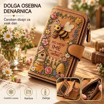 💰💰Personalizirana denarnica z reliefnim vzorcem vrta