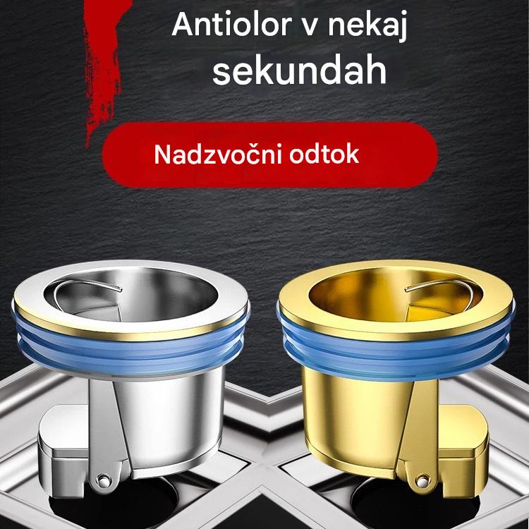 🔥Kupite 1, dobite 1 GRATIS!🔥 Univerzalni medeninasti talni odtok z jedrom proti vonju 🚿✨