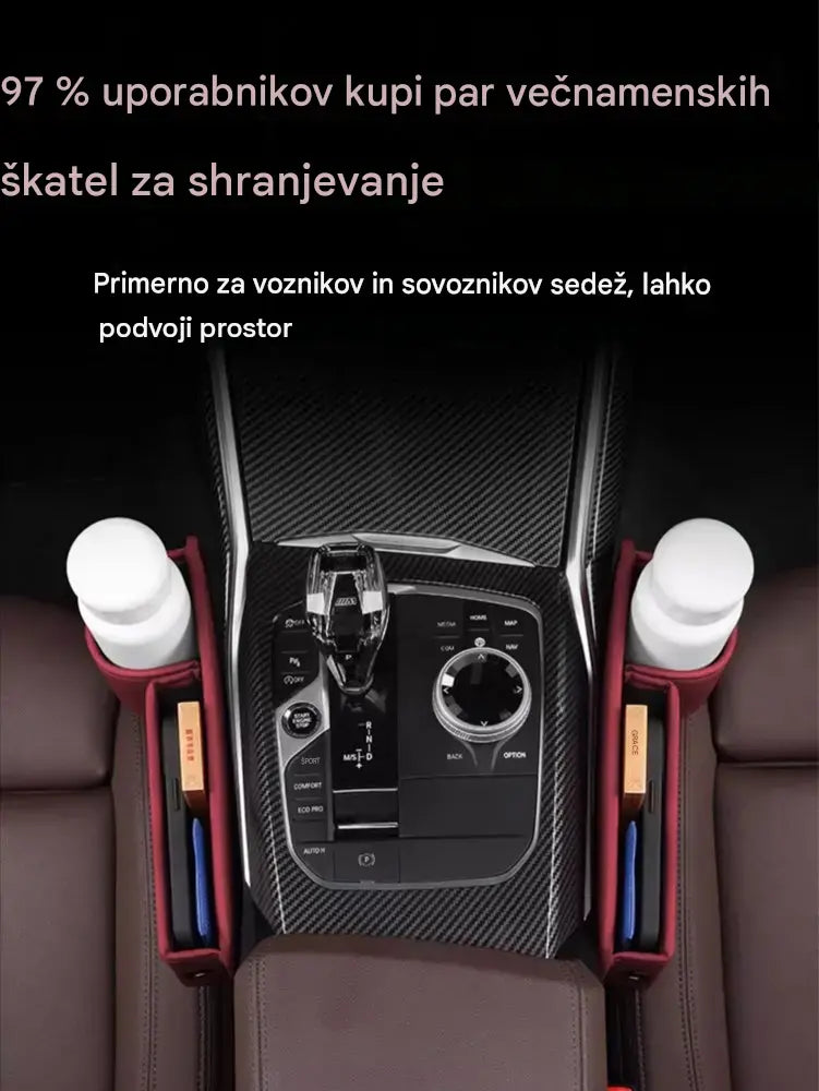 🚗🚗Škatla za shranjevanje Gap iz kravje kože