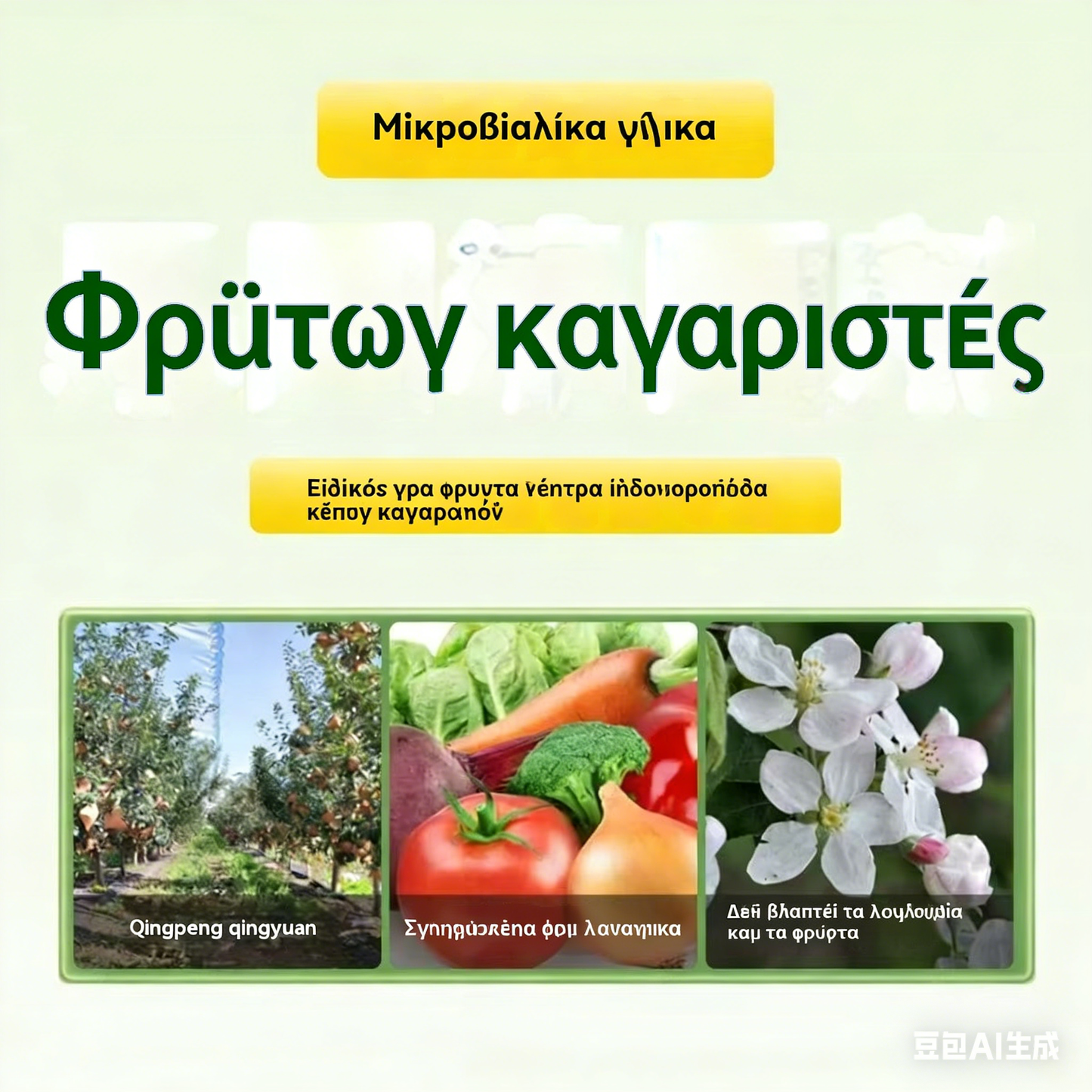 🔥😍Ειδική προσφορά περιορισμένης διάρκειας🍎 🍏🍑Καθαριστικό οπωρώνων - αντιβακτηριδιακού τύπου, 50% έκπτωση!