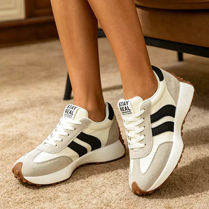 👟✨Ležérní tenisky na platformě – retro styl, snadná chůze a maximální pohodlí po celý den!