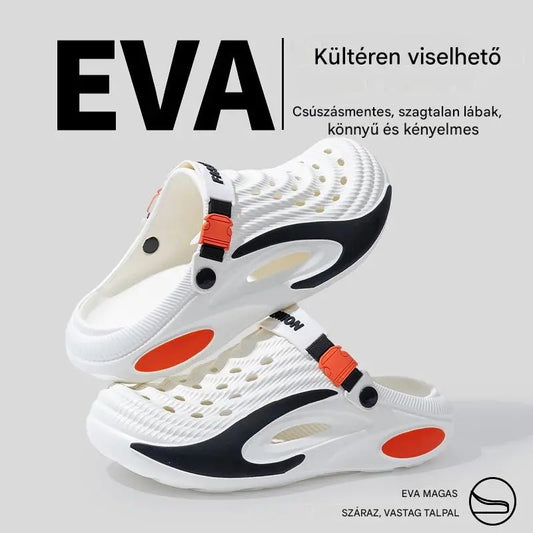 👟 -50% Most! 🌬️ Férfi szandál vastag EVA talppal – könnyű, csúszásmentes, légáteresztő 🏃‍♂️ Tökéletes strandra, edzéshez, hétköznapokra!