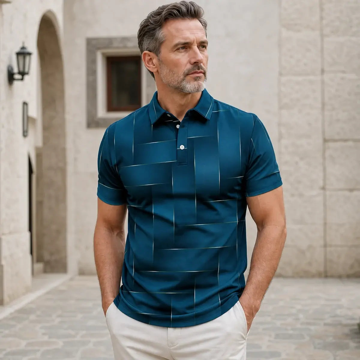 💼 Stylová polo košile s límečkem a perfektním střihem | Pro práci i volný čas 🖤