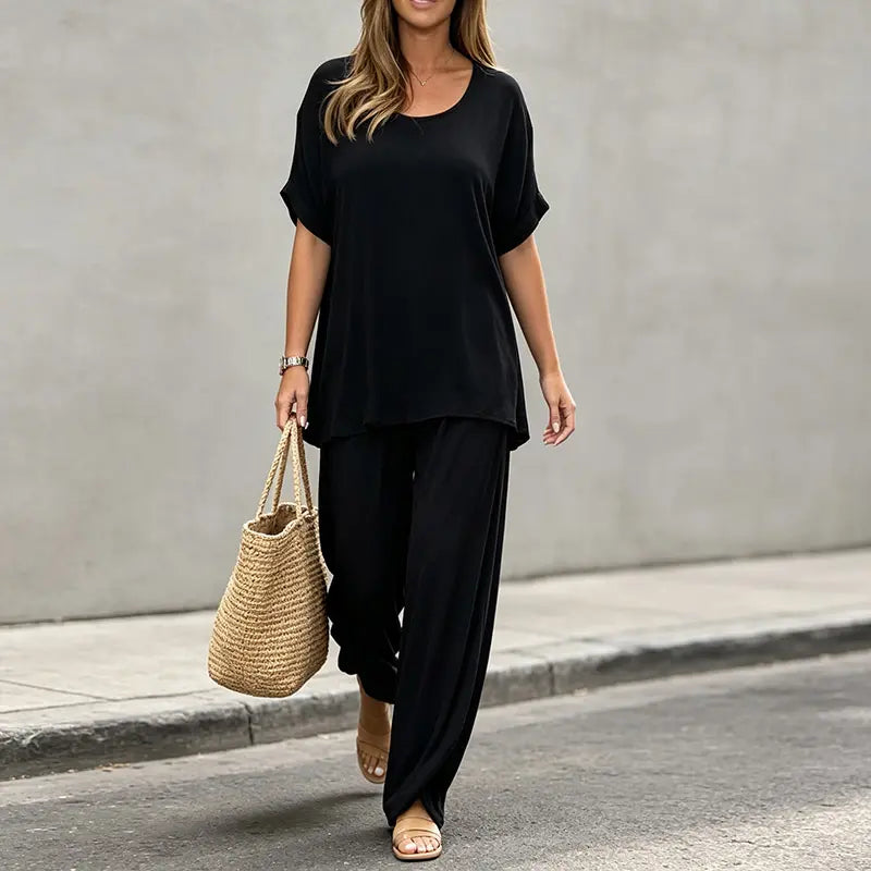💃💃【S-5XL】 Ženski plus size casual komplet 2026 【Top + hlače】