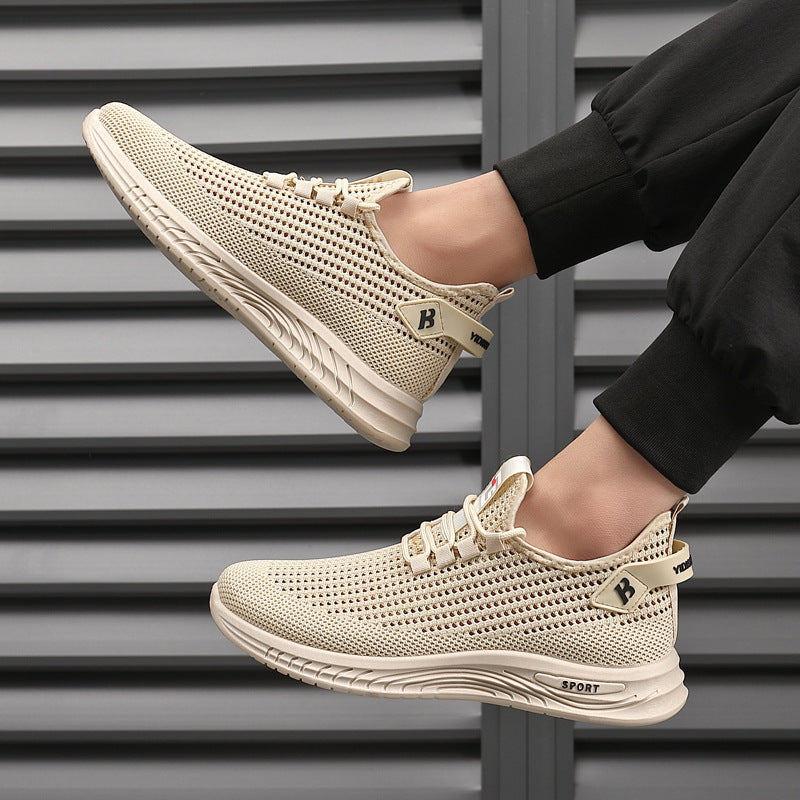 👟【39-44】Udobni, zračni, mrežasti, nedrseči in modni moški čevlji za prosti čas.