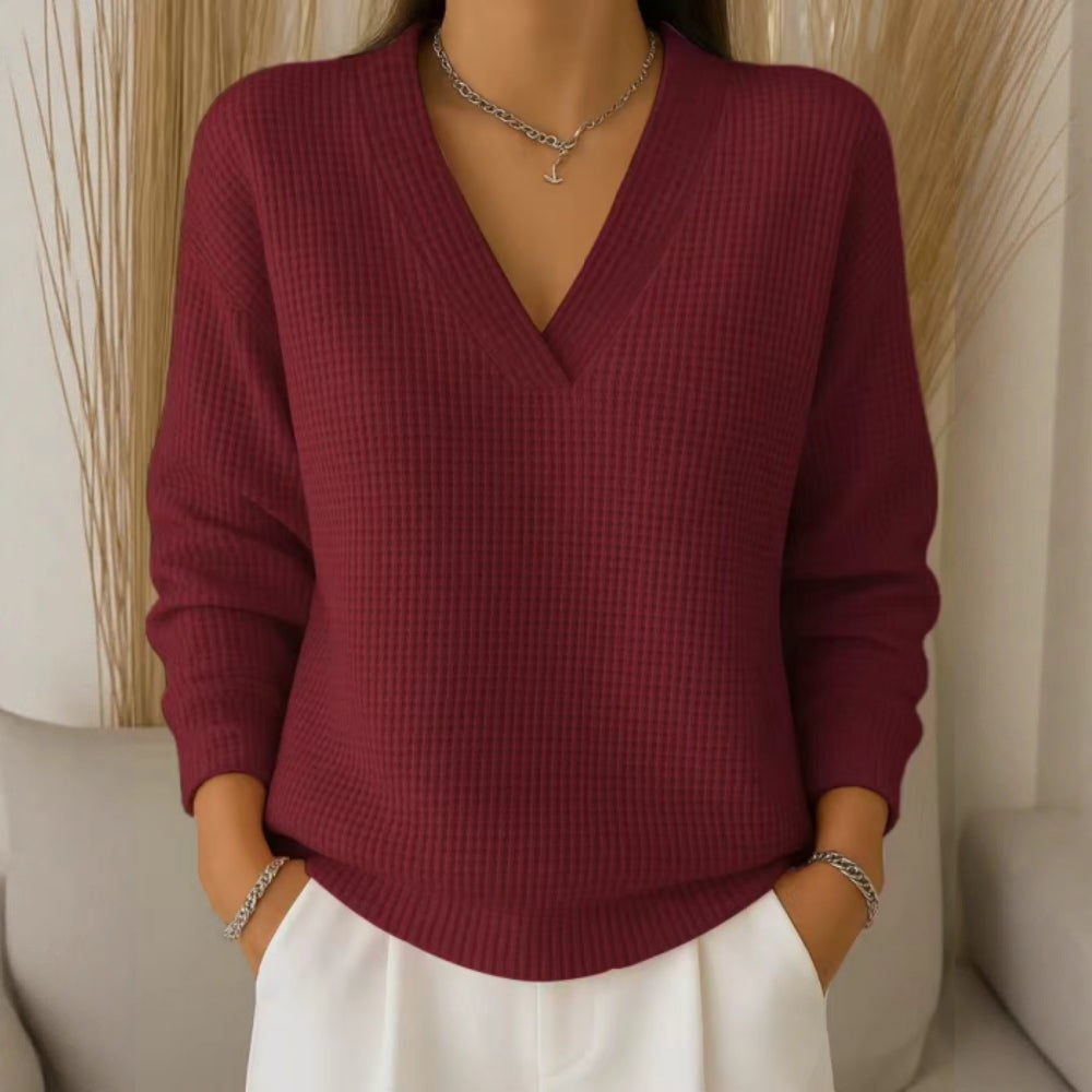 🔥🌸【Plačilo ob dostavi】💖【S-3XL】Elegantna in udobna ženska srajca z V-izrezom