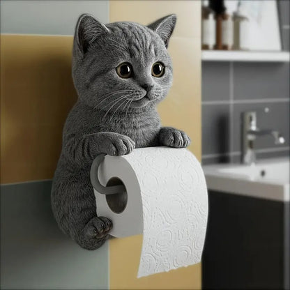 🐱Držalo za toaletni papir z motivom ljubke mačke