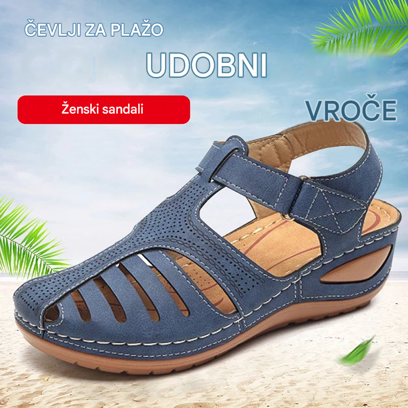 🎊🎊 Ženski poletni sandali s poševno peto, nov model