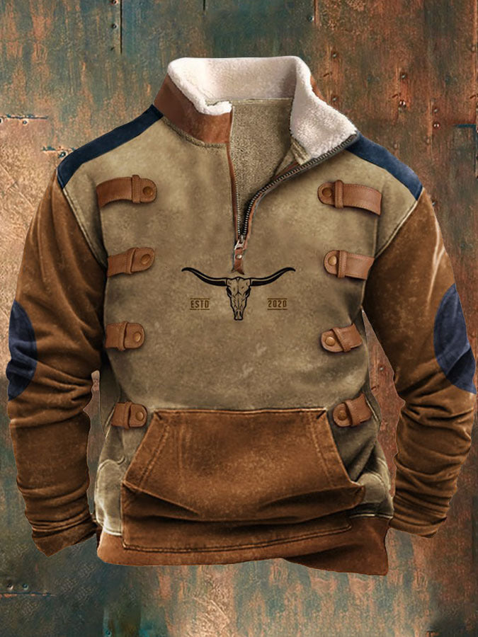 🔥✨【S-4XL】Moška jesensko/zimska jopa z dolgimi rokavi in 3D potiskom za leto 2025