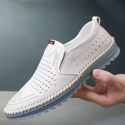 🔥✨【Wydanie Limitowane】【Rozmiary 39-44】 Nowość wiosenna 2026 Oryginalne męskie buty wypoczynkowe z prawdziwej skóry, ręcznie wykonane-4259819