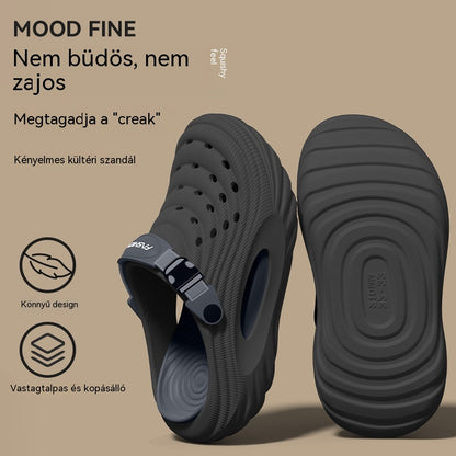 👟 -50% Most! 🌬️ Férfi szandál vastag EVA talppal – könnyű, csúszásmentes, légáteresztő 🏃‍♂️ Tökéletes strandra, edzéshez, hétköznapokra!