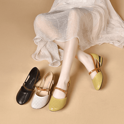 🔥🌴【Velikosti 35-41】Jarní módní a elegantní dámské sandály✅Materiál z přírodní kůže✅Měkká podrážka 4255207