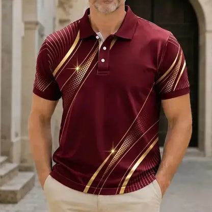 👕⭐【S-3XL】Nové trendy pánské polo tričko s krátkým rukávem z roku 2026