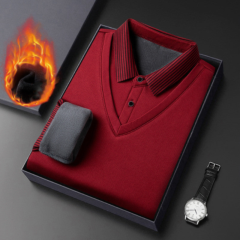 🔥👔【M-4XL】Nová pánská košile s imitací žinylky 4248332