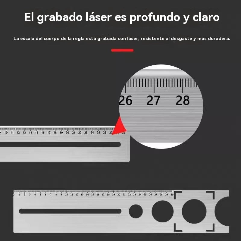 💥Revolución de herramientas💪Regla para medir ángulos de azulejos