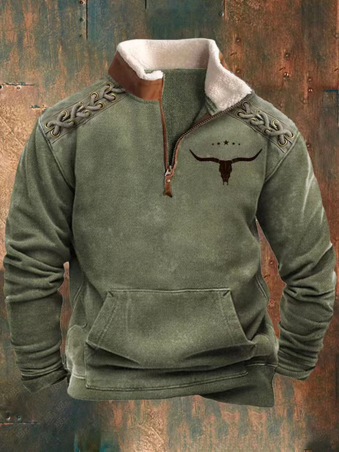 🔥✨【S-4XL】Moška jesensko/zimska jopa z dolgimi rokavi in 3D potiskom za leto 2025