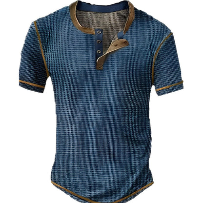 🎁😍【Időben Korlátozott Ajánlat】👔【S-6XL】Férfi Rövid Ujjú Mintás Póló