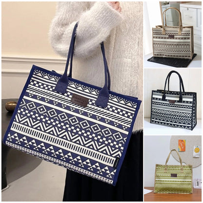 🔥【Limitado a 3 artículos por persona】Bolso tote nuevo, bolso de hombro de lona de gran capacidad.