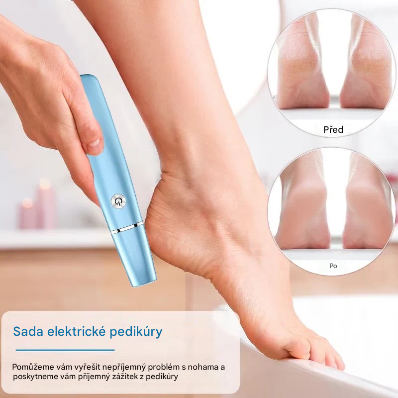 🦶🛁✨🔥Nové elektrické kolečko pro pedikúru, odstraňování odumřelé kůže z pat, elektrické kolečko pro pedikúru 4258165