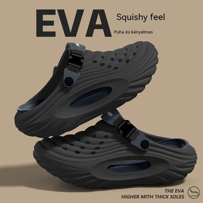 👟 -50% Most! 🌬️ Férfi szandál vastag EVA talppal – könnyű, csúszásmentes, légáteresztő 🏃‍♂️ Tökéletes strandra, edzéshez, hétköznapokra!