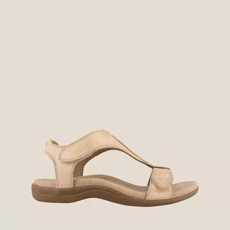 👡🌻Dámské sandály na platformě z měkké hovězí kůže