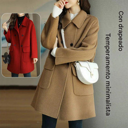 🌈Promoción destacada 39%: nueva chaqueta de cachemir de doble cara de alta calidad para otoño-invierno, apta para varias temporadas