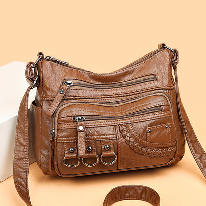 💥👜2026 Nuevo bolso de hombro/bandolera de cuero suave de gran capacidad