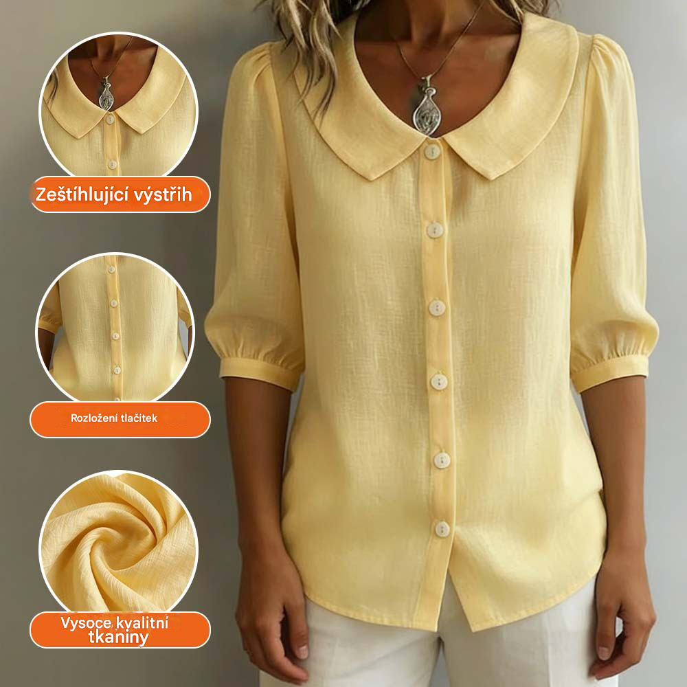 🌸【S-3XL】Dámský kardigan s krátkým rukávem a zapínáním na knoflíky – letní oblíbený kousek. Platba na dobírku možná ✅