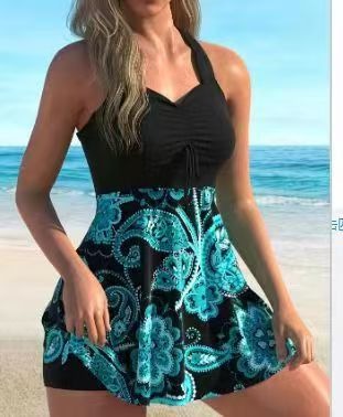 🏖️👙【S-6XL】Elegantne kopalke s potiskom za večje velikosti