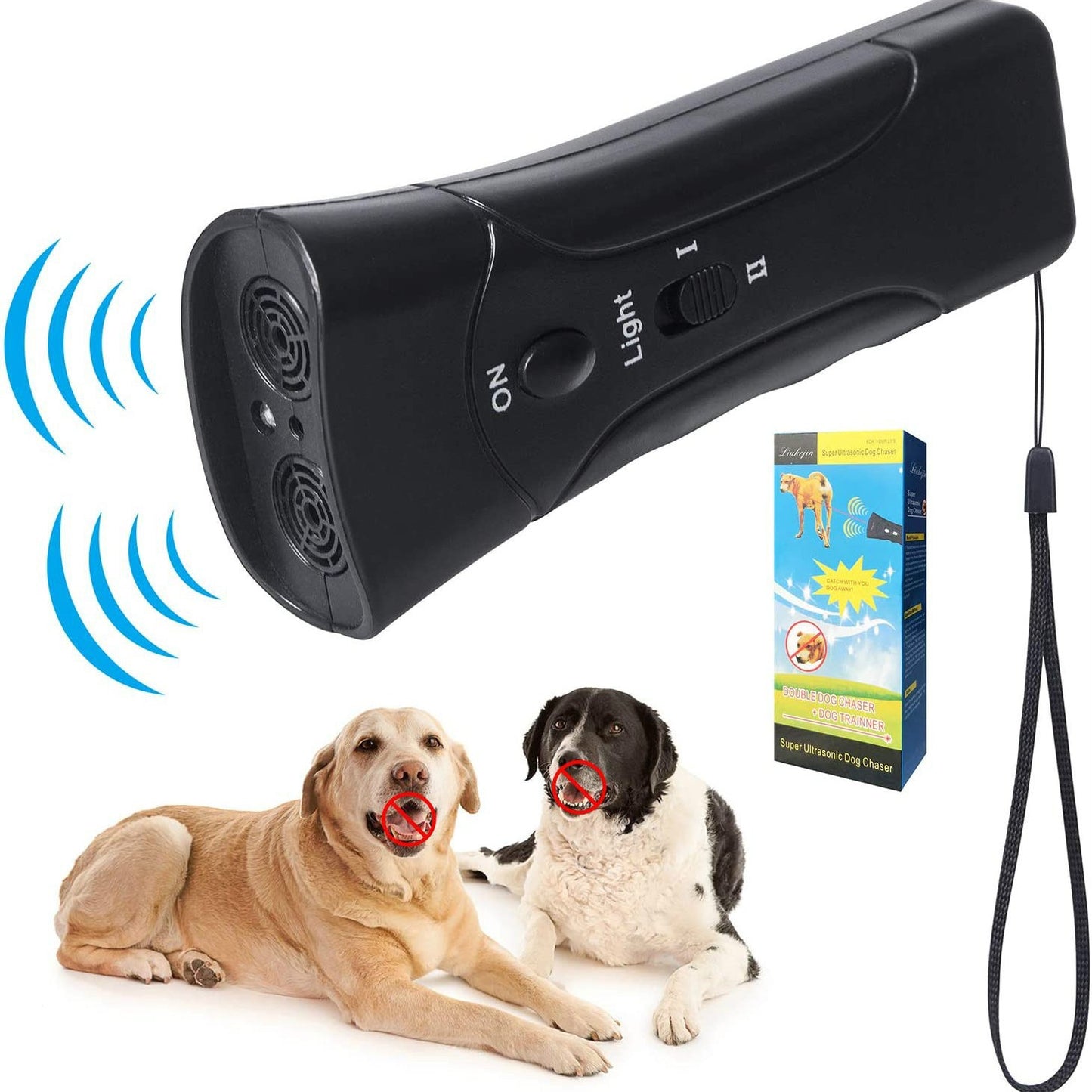 💥👪¡Este repelente ultrasónico para perros puede protegerlo a usted y a su familia!