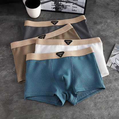 🔥🩲(6 kosov) Nov izdelek s 50 % popustom: Tanko poletno zračno moško spodnje perilo iz ledeniške svile