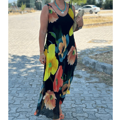 【S-5XL】👗Nova poletna elegantna obleka iz cvetličnega tila 3983387