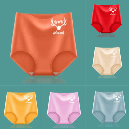 💖【Paquete de 6】Pantalones de cintura alta que levantan la cadera, tela de algodón premium ✨️ (45-95 kg) 4209646