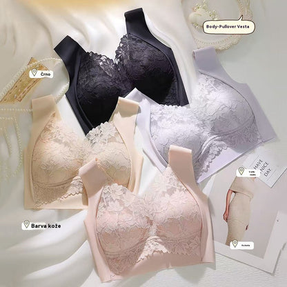 ✨💓【Kupite enega, enega dobite brezplačno】【40–100 kg】Nov push-up modrček brez kosti, proti povešanju