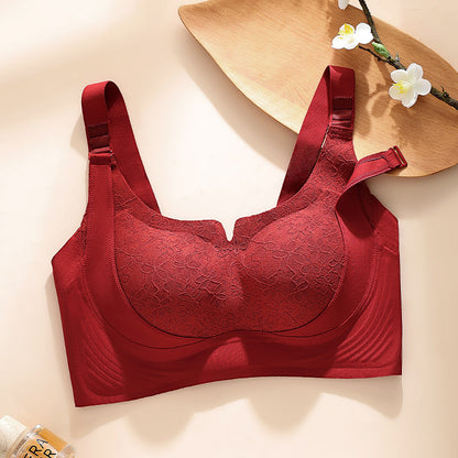 😍【Kupite 1, dobite 1 gratis】Nastavljiv push-up modrček za večje prsi, udoben modrček.
