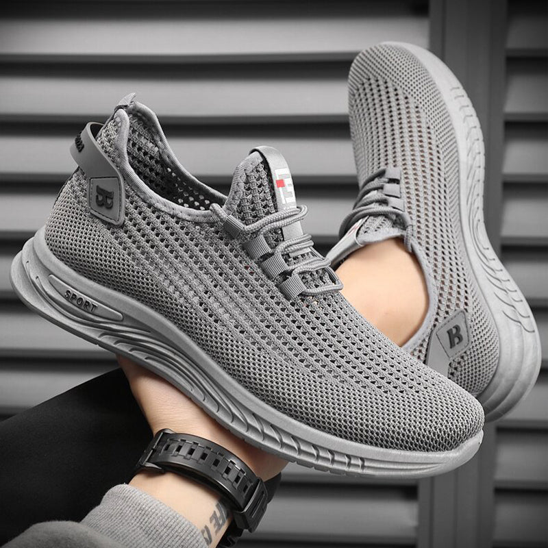 👟【39-44】Udobni, zračni, mrežasti, nedrseči in modni moški čevlji za prosti čas.