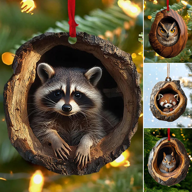 【10 kusov】🎄Dekorácia na vianočný stromček zvieratká. drobné zvieracie ozdoby