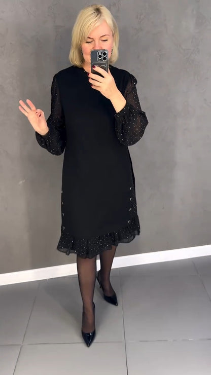 💖【Časovno omejena posebna ponudba 3 dni—49% POPUSTA】💖【S-5XL】🍁🍂Visokokakovostna in elegantna nova jesenska in zimska obleka