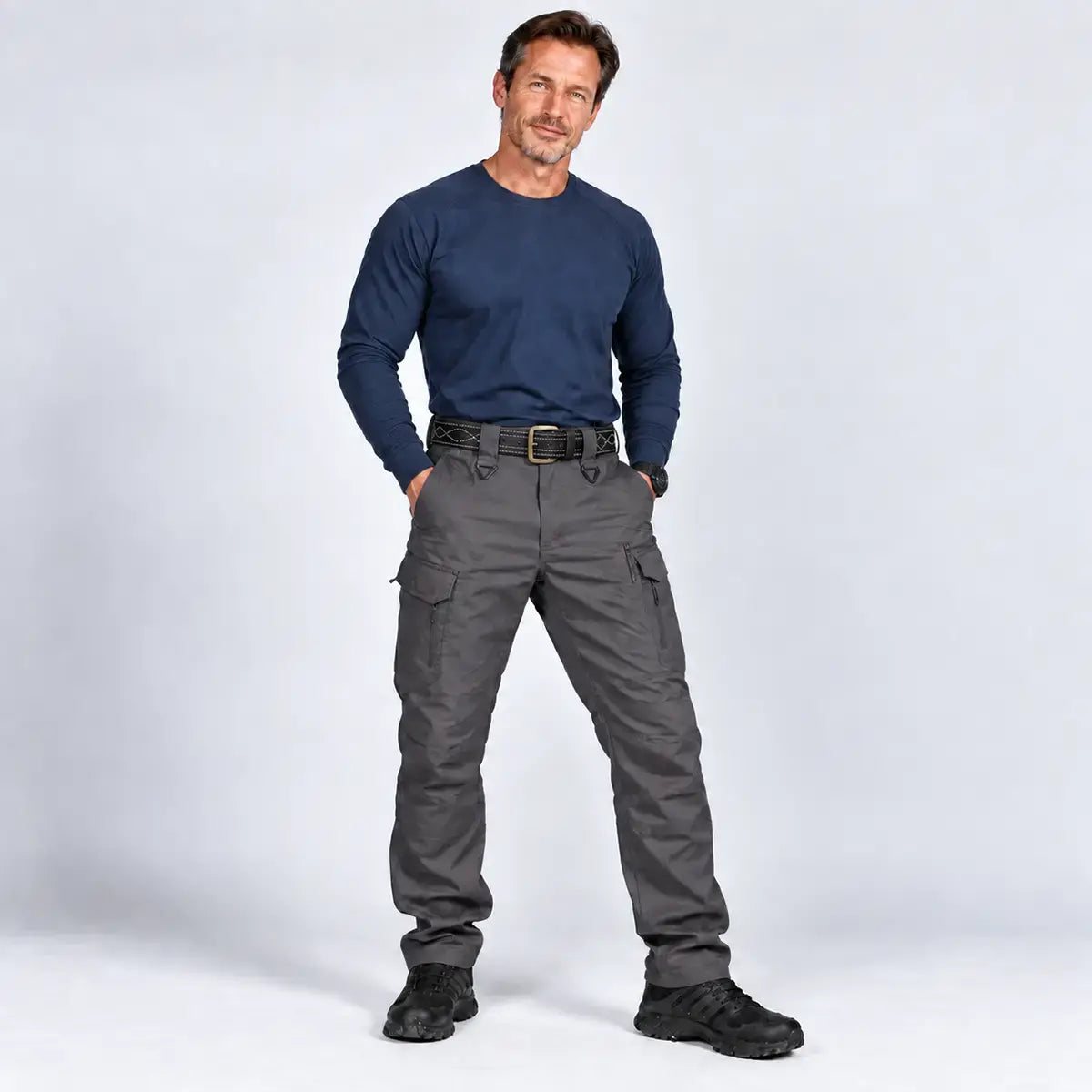 【S-5XL】Pantalones tácticos IX7 para hombre, pantalones largos para entrenamiento al aire libre, pantalones de senderismo para otoño e invierno.